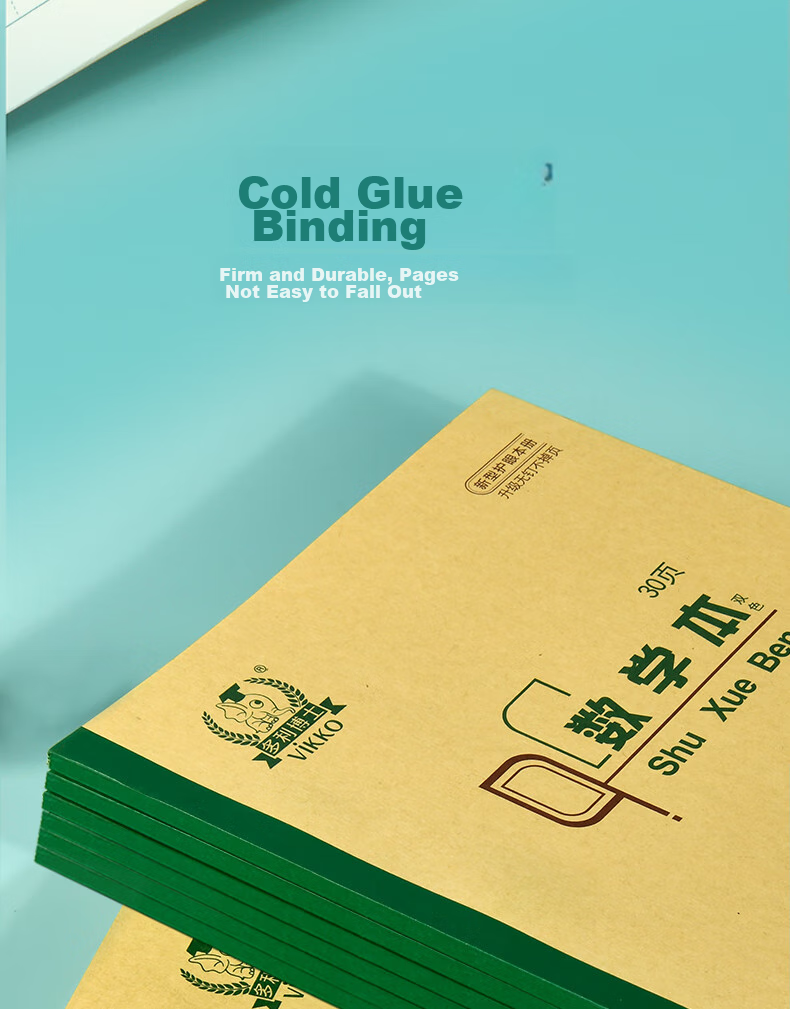 Duoliboshi 22k22 Sheets Student Exercise Notebook, Elementary School Math And Chinese Single-Line Practice Book, Middle School Large Notebook, Beijing Designated Notebook, Pack of 10 [Back-To Essential] 11