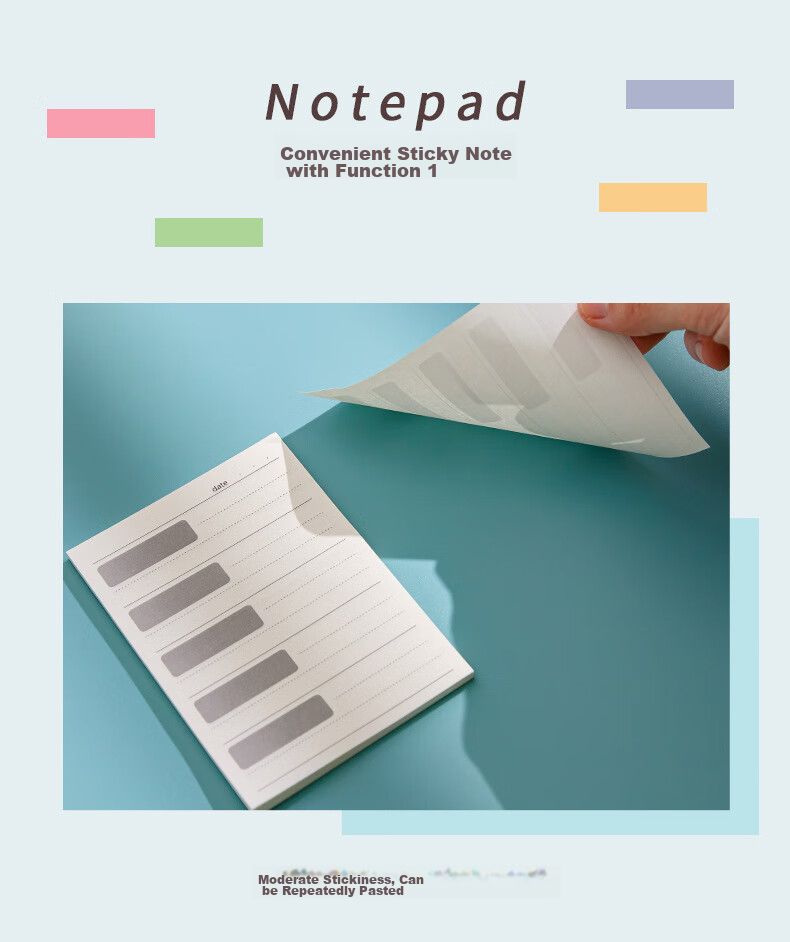 Touch Fish Error Correction Sticky Notes, Vertical And Horizontal Versions, 5-Pack Self-Adhesive Memo Pads, for Elementary And Middle School Students' Math, Chinese, English Exam Papers, Error Correction Stickers, Classroom Notes, And Correction Stickers 6