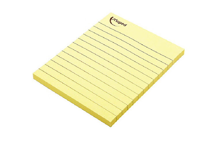 Maped Lined Memo Pads, Easy to Tear Off, Take As Needed, Daily Reminder, Office Notebook, Study Notes Sticky Notes, 771110AA [66 Sheets/book] 7