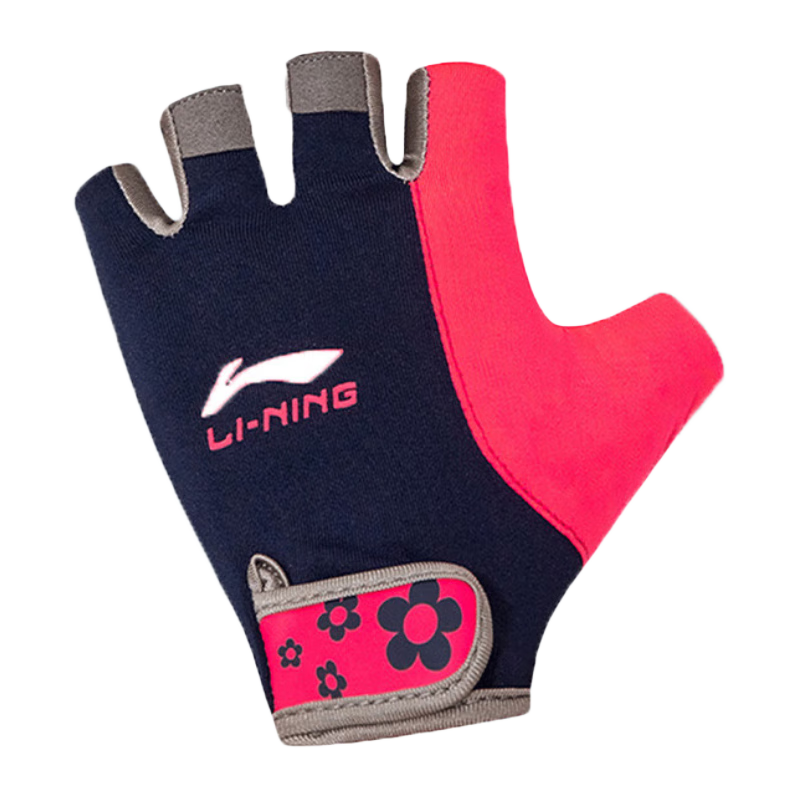 Li-Ning Children's Sports Gloves, Cycling Fingerless, Fitness Youth, Bicycle Roller Skating, Rock Climbing, Mountain Climbing, Pull-Up Bar Fitness Wrist Guard