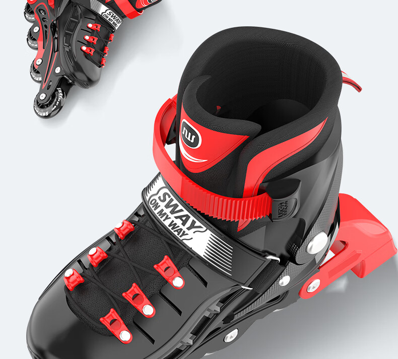 SWAY Roller Skates for Children, Inline Skates Set with Adjustable Wheels for Boys And Girls, Roller Skates for Beginners And Older Kids S7 15
