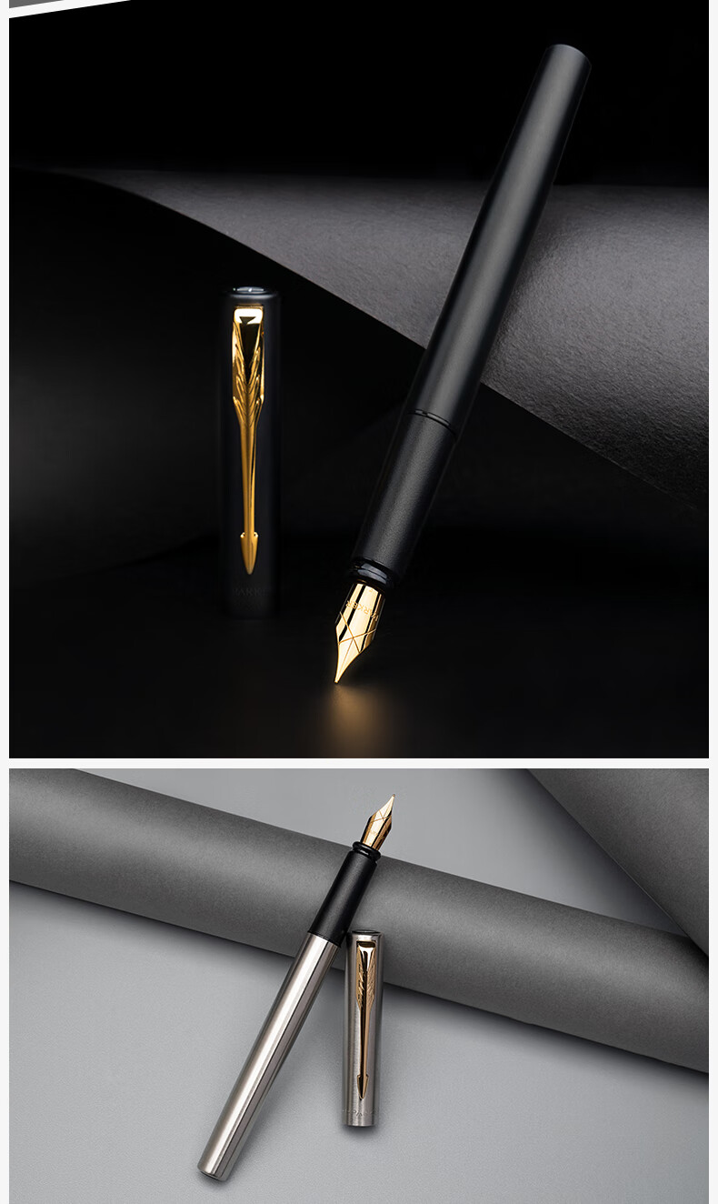 PARKER Fountain Pen Signature Pen Business Office Customized Gift for Men And Women Weiya XL Mother-Of White Gold Clip Ink Pen Mid-Autumn Festival Gift for Friends Baitiao Discount 4