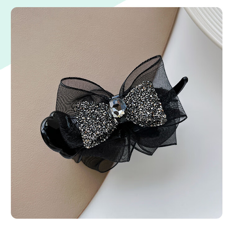 CHIMERA Large Internet-Famous Shark Clip Hair Accessory, Bow Claw Clip, Back of Head Hairpin, Hair Barrette for Women, Mid-Autumn Festival Gift 15