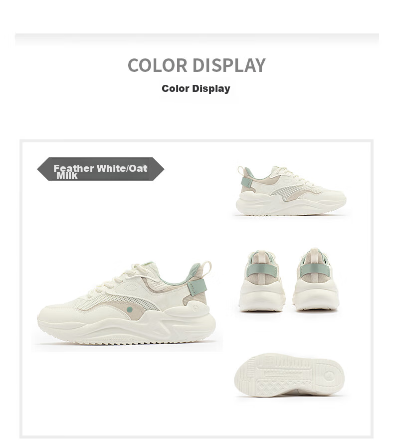 361° Women's Sports Shoes Yunshu 3, Spring And Summer Vintage Thick-Soled Casual Versatile Commuter Dad Shoes, Women's Style 682316706-8 113