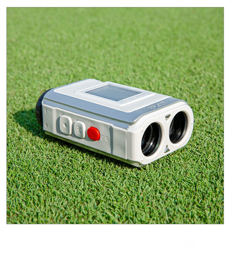 PGM Golf Rangefinder Mini Pocket Edition with Slope Compensation, Flag Lock, Vibration, Magnetic Attachment, Waist Clip Included - Gray Black 7