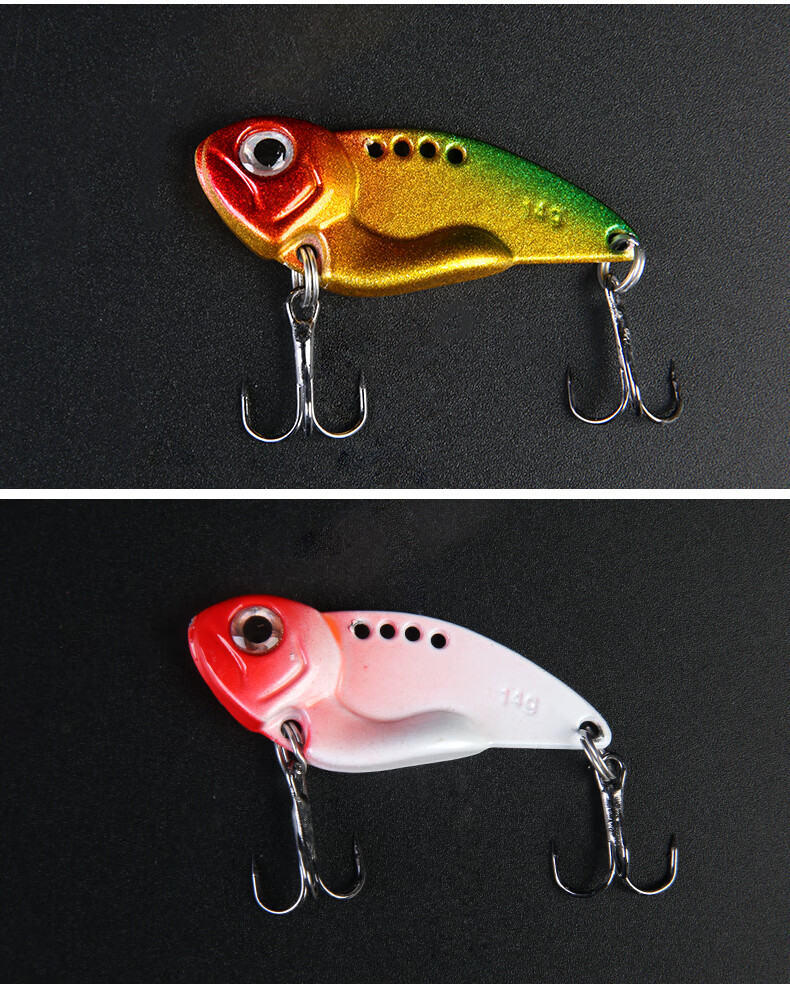 Xionghuo Lure VIB Metal Bait Full Swimming Layer 10g Small Iron Plate for Freshwater Bass And Catfish Artificial Bait 11