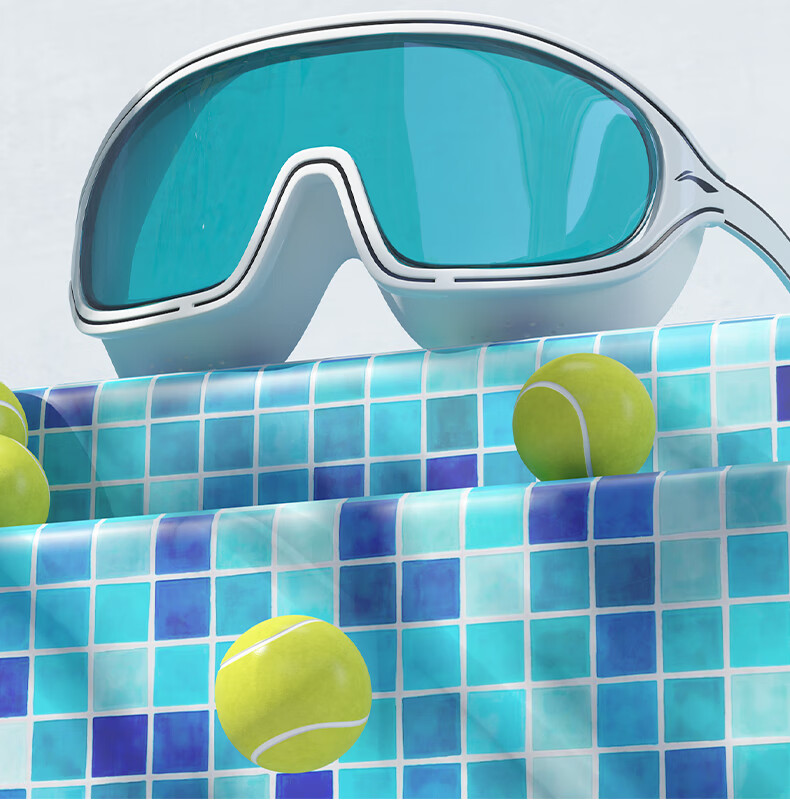 Li-Ning Swimming Goggles for Men And Women, Adult Large Frame High Definition Anti-Fog Comfortable Waterproof Swim Glasses Professional Diving Equipment 528-1 6
