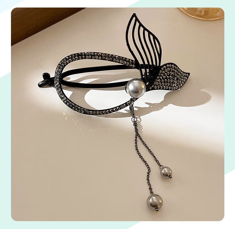 CHIMERA [You'll Always Have Me] Fish Tail Hair Clip, High-End Hairpin, Back of Head Twist Clip, Hair Accessory, Birthday Gift for Wome 16