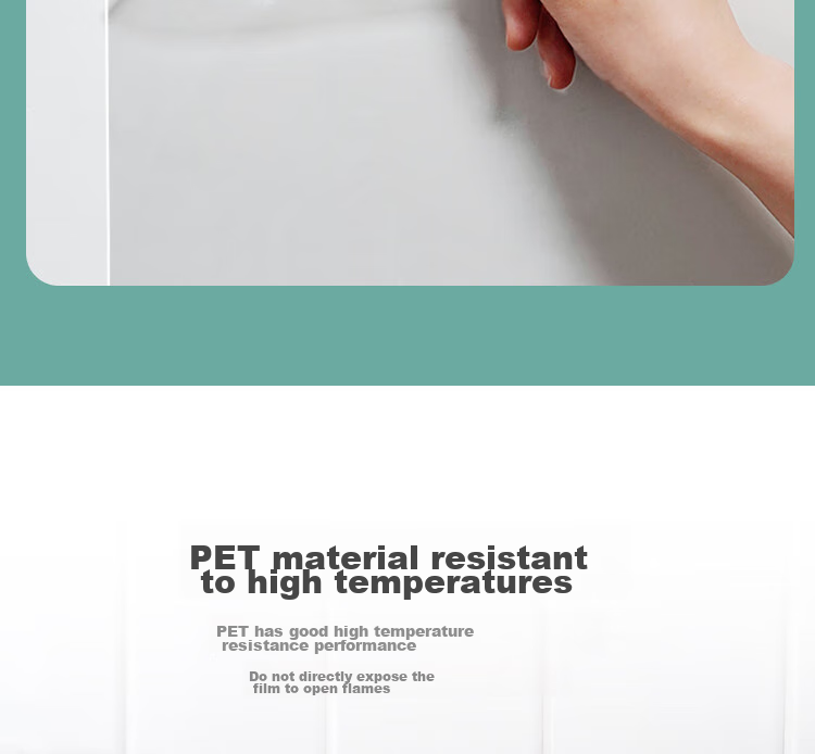 FOOJO Transparent Kitchen Oil-Proof Sticker, Heat-Resistant PET Waterproof And Moisture-Proof Cabinet Protection Film, Cupboard Sticker, 40cm*5 Meters 12