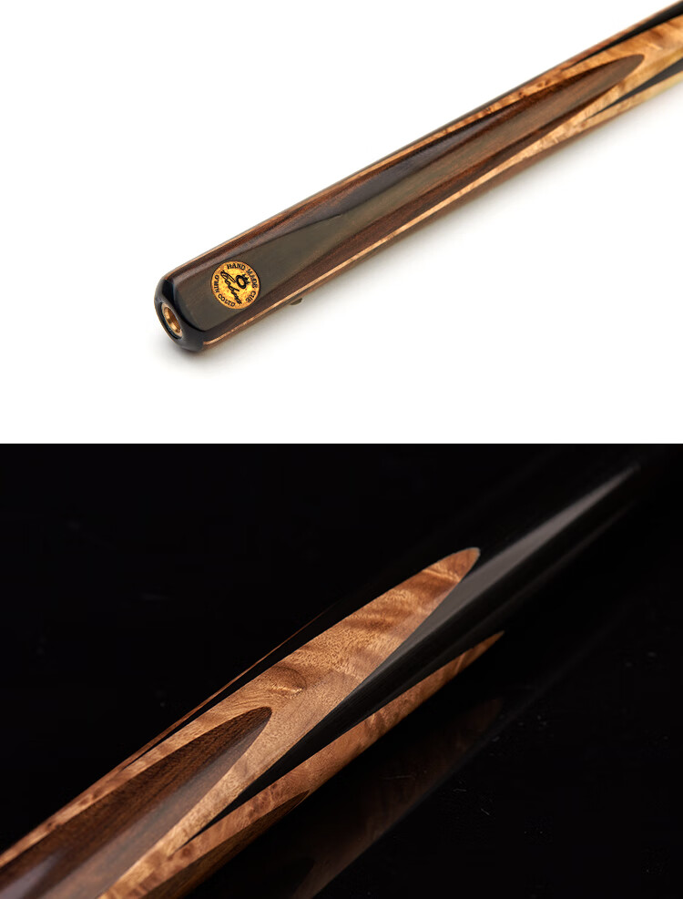 Aomi New Generation Xianyuan Pool Cue, Black Eight Small Tip, Black 8 Chinese Eight-Ball Snooker Medium Tip Billiard Cue, Full-Length Cue, 10mm 8