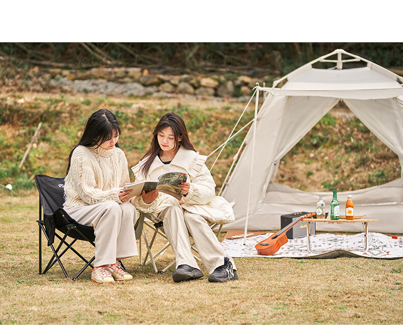 MOBIGARDEN LINE FRIENDS Collaboration Camping Automatic Tent Space Version 145 NX21561003 Brown Bear Off-White 10
