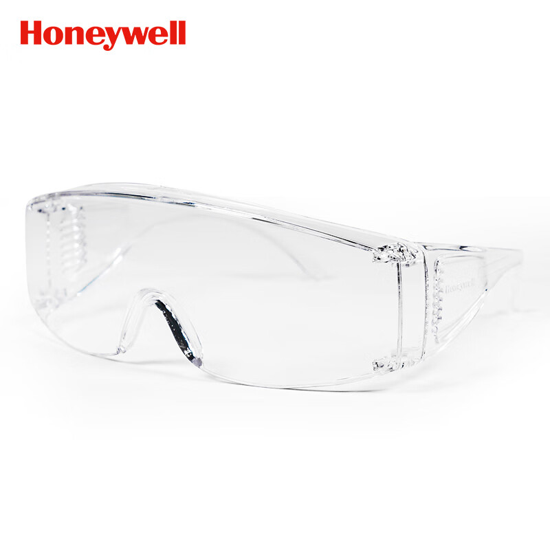 Honeywell Safety Goggles 100001VisiOTG-A, Protective Eyewear for Men And Women, Windproof And Sandproof Visitor Glasses, Clear Lenses