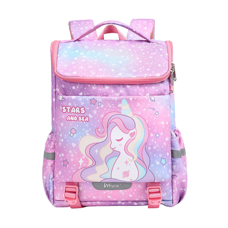 Herder Children's Schoolbag for Grades 1-6, Lightweight And Breathable Spine Protection Backpack for Girls