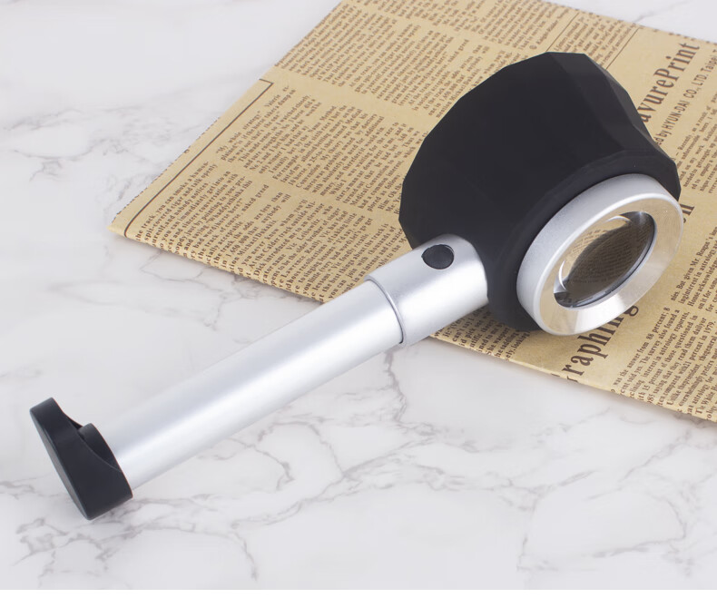 MIXOUT Large-Diameter Magnifying Glass with High Magnification, High-Definition Scale for Alcohol, Tobacco And Jewelry Inspection with LED And UV Light 14
