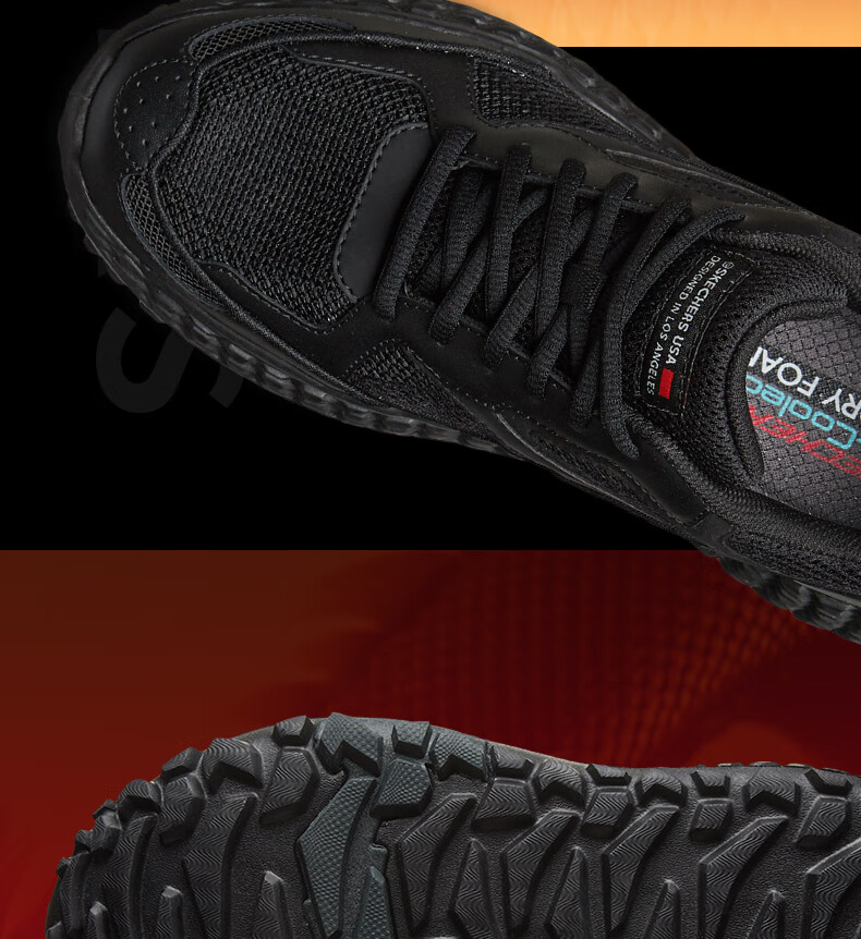 Skechers Autumn Men's Shoes, Lightweight Functional Monster Shoes Series, Trendy Dad Shoes, Comfortable Versatile Daily Sports Casual Shoes 8