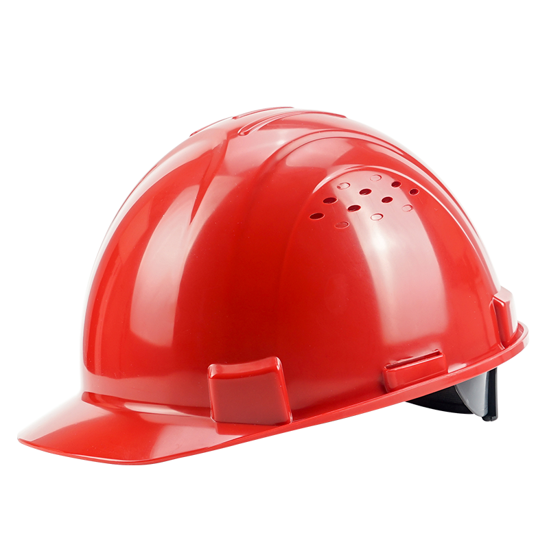Honeywell Safety Helmet H99S, Pure ABS Material, Construction Site Hard Hat, Advanced Leadership Technology Anti-Smashing Impact-Resistant, Breathable Ventilation Holes, Red, 1 Piece