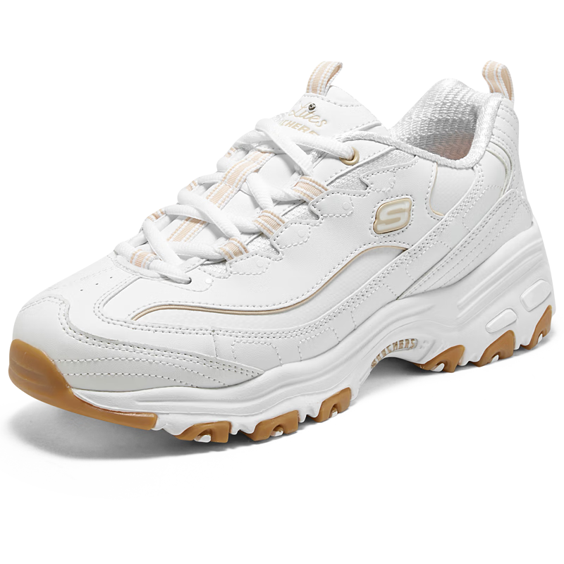 Skechers Meila Bear Women's Shoes, Spring Height-Increasing Dad Shoes, Fashionable Panda Shoes, Versatile Casual Sneakers, 149807