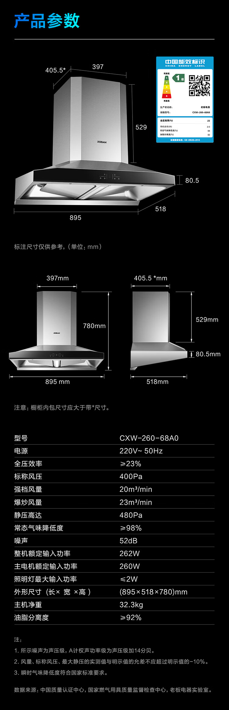 更多参数>>功能:大尺寸烟机款式:塔形套装类型:烟灶套装风压:401-699