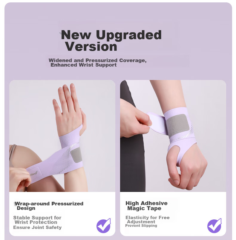 Li-Ning Wrist Guard Fitness Tendon Sheath Anti-Sprain Inflammation Wrist Brace for Badminton, Tennis, Basketball, Volleyball, Bench Press, Compression Sweat-Absorbing Wristband 3
