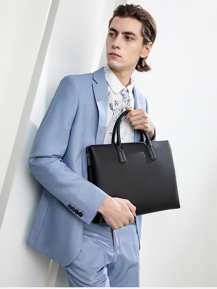 Goldlion Business Briefcase, Handbag, Fashionable Men's Bag, Large Capacity Laptop Bag, Birthday Gift 2