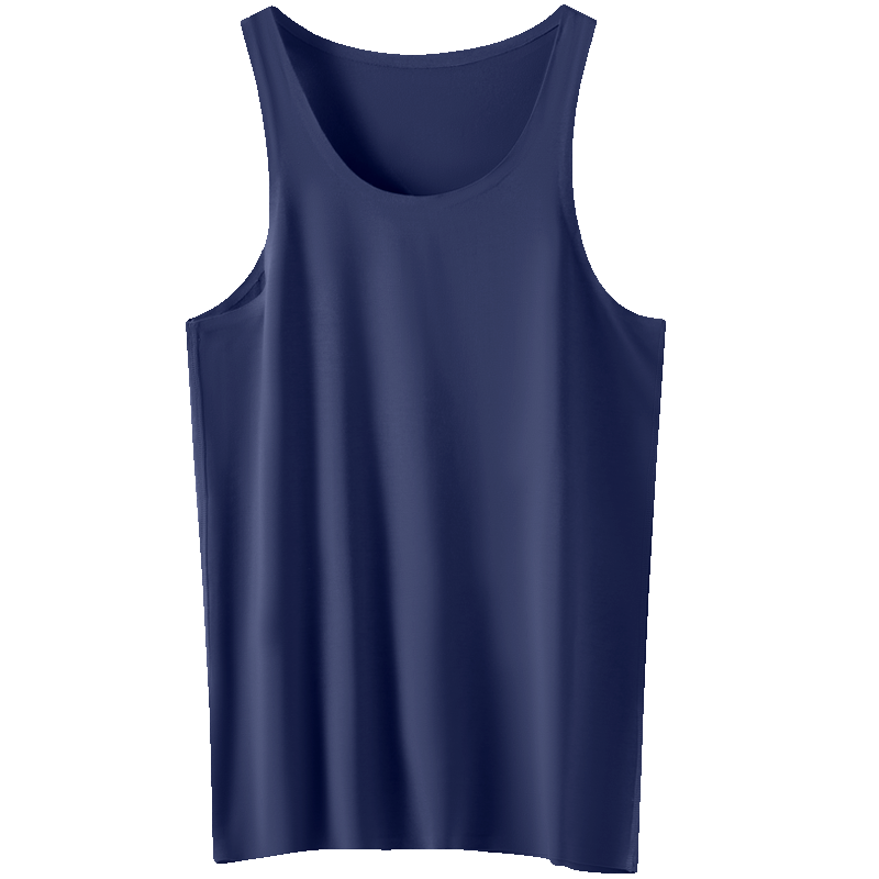 MiiOW Men's Ice Silk Vest Lenzing Modal Sleeveless Sports Quick-Dry Comfortable Summer Seamless Base Layer Shirt