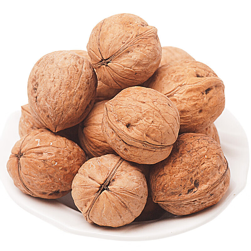 西域美农 薄皮核桃500g 新疆特产深色生核桃 原味无漂白每日坚果休闲零食