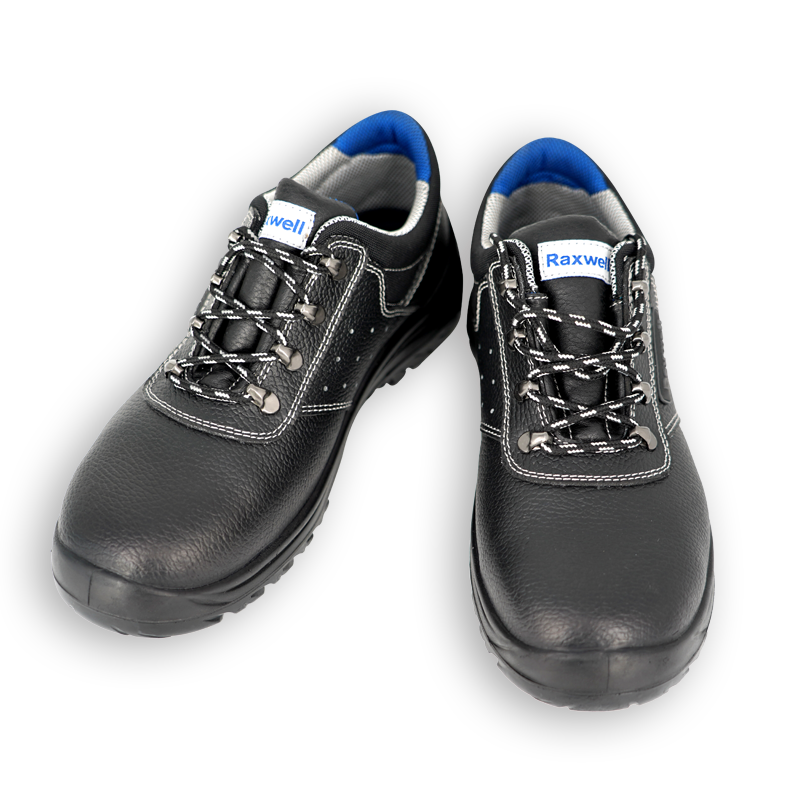 Raxwell Tiger Safety Shoes, Work Boots, Size 43, Anti-Smashing, Puncture-Resistant, Anti-Static, Low-Top RW3108