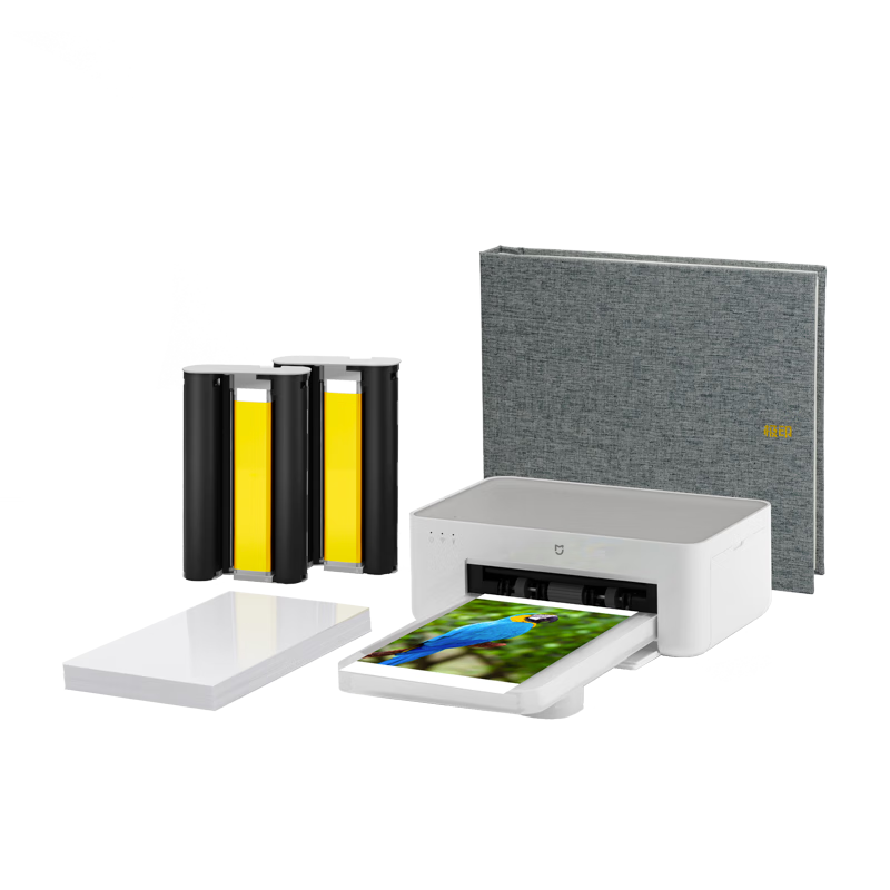 MI Mijia Instant Photo Printer, 1S Set (New Packaging), Portable Instant Home Use