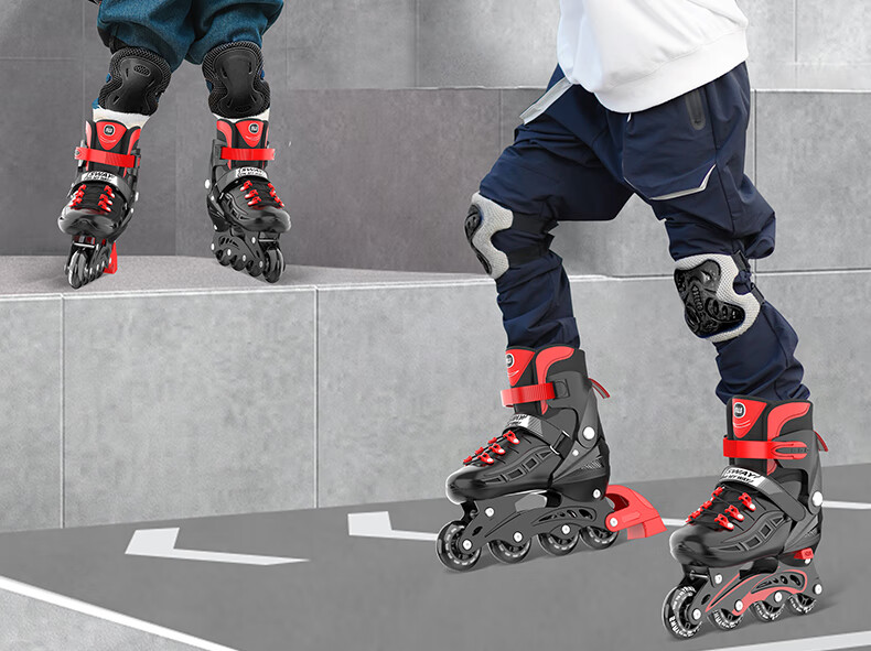 SWAY Roller Skates for Children, Inline Skates Set with Adjustable Wheels for Boys And Girls, Roller Skates for Beginners And Older Kids S7 11