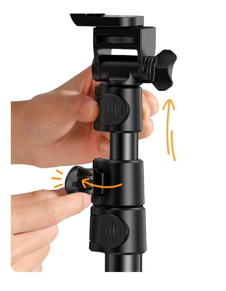 UGREEN Phone Stand, Live Streaming Floor Selfie Stick Tripod, Multifunctional Photography And Video Recording Outdoor Portable Standing Overhead Shooting Support Frame, 2.2 Meters, Suitable for Apple 17 Huawei 11