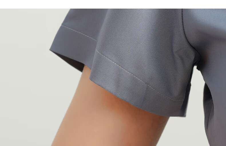 ROMON Cotton Short-Sleeve Shirt for Women, Business Casual Professional Formal Wear, Slim Fit Work Uniform Commuter White Blouse Women's Clothing 17