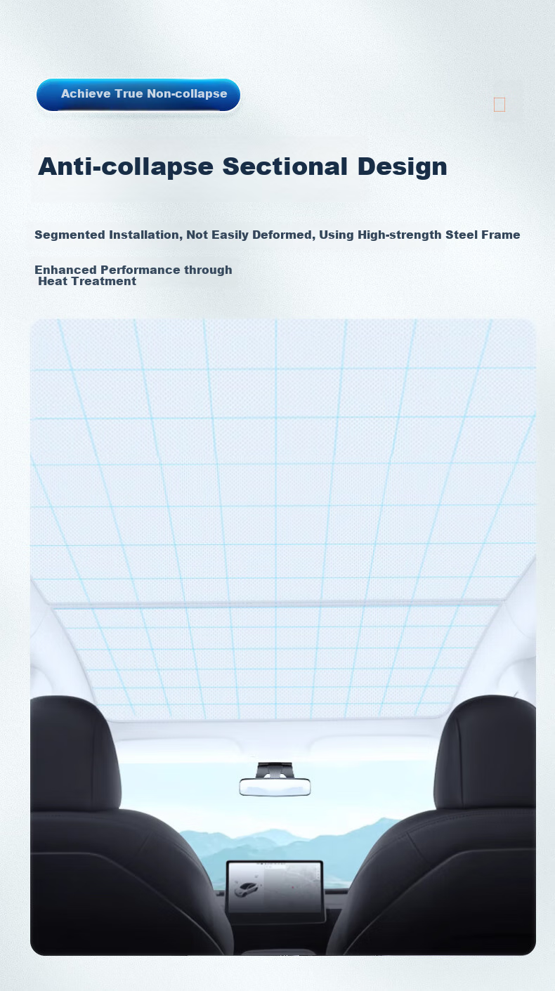 Yueyebing Suitable for Tesla Model Y Side Windows, Sunshade Curtains, Heat Insulation Window Shades, And Sun Protection Blinds 9