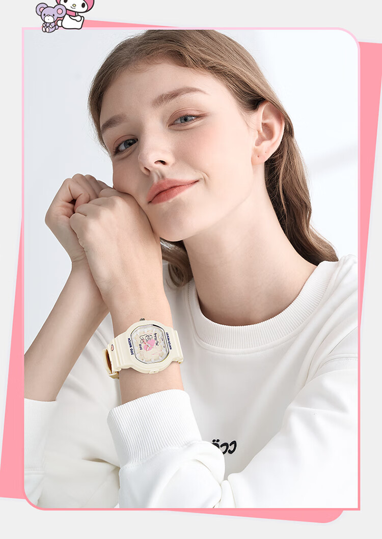 ZGO Sanrio Children's Watch, Only Time-Telling, Girls' Student Watch, High School And Middle School Students, Stylish Quartz Watch for Wome 11