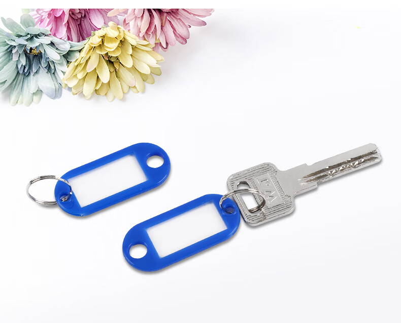 Befon Key Tag, Key Label, Keychain, Office Key Pendant, Office Supplies, Blue, 50 Pieces/box, 3C Digital Products, All-Net Low Price 3