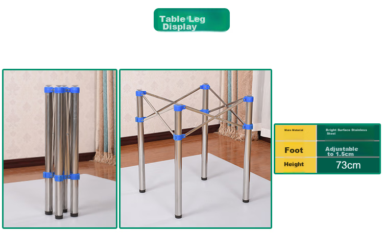 Huasheng Mahjong Table And Dining Table Combo, Foldable, Simple Manual Folding, for Home Use, Mahjong Table with Separate Legs, Tabletop Included H-196 15