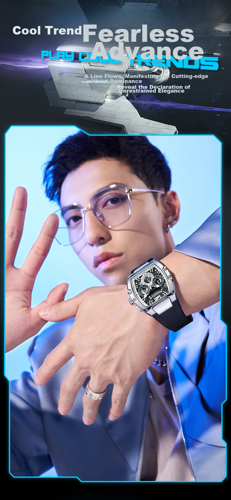 MARK FAIRWHALE Interstellar Watch, Men's Mechanical Style, Top Ten Famous Watches for Students, 2026 New Model Wristwatch, National Watch Brand, Birthday Gift for Boyfriend 7