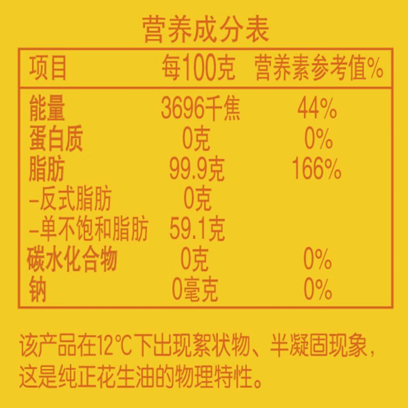 鲁花【保真花生油】油酸多多 5S压榨一级浓香花生油1.6L  