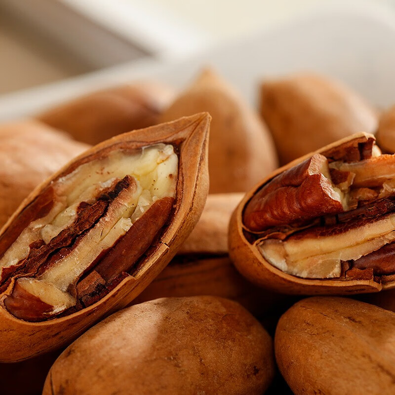 新边界（new boundaries） 碧根果400g 每日坚果炒货 长寿果休闲零食干果 罐装碧根果