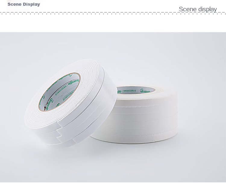 GuangBo High Adhesion, 6 Rolls, 36mm*5y, 4.57 Meters/roll, Double-Sided Foam Tape, Office Supplies, HM-11 8
