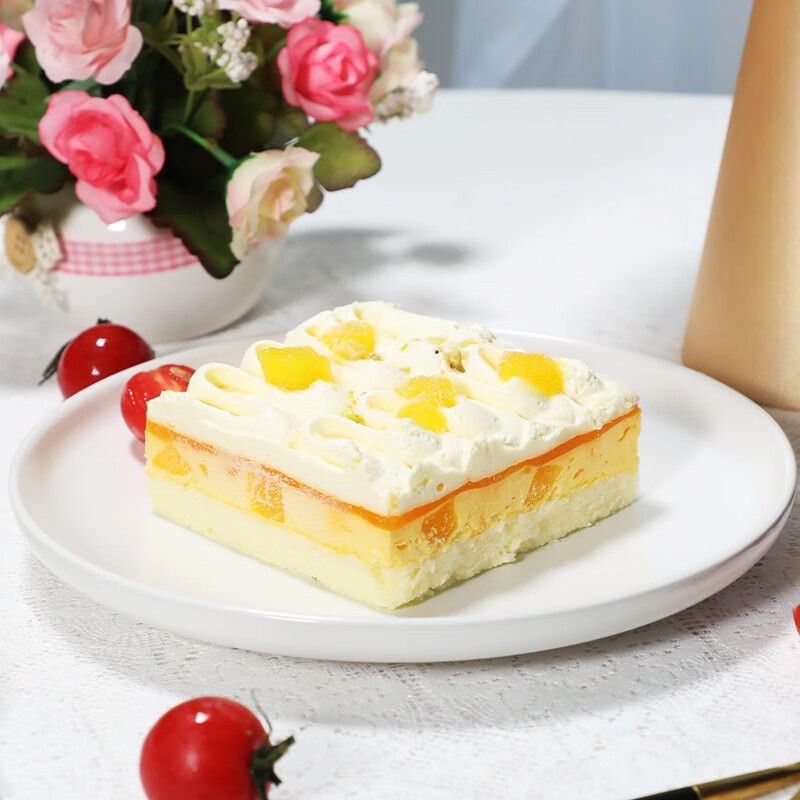 安特鲁七哥芒果芝士蛋糕200g 生日蛋糕下午茶甜点冷冻蛋糕
