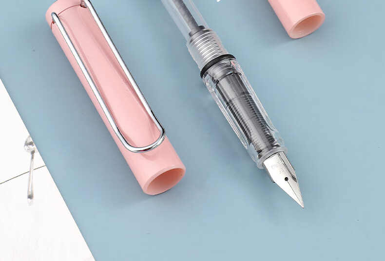 HERO Fountain Pen 1359 Nezha Series Fine Nib Thermosensitive Erasable Student Pen for Boys and Girls Beginner Handwriting Practice Grade 3 Posture Correction Ink Pen EF Nib Blue 12