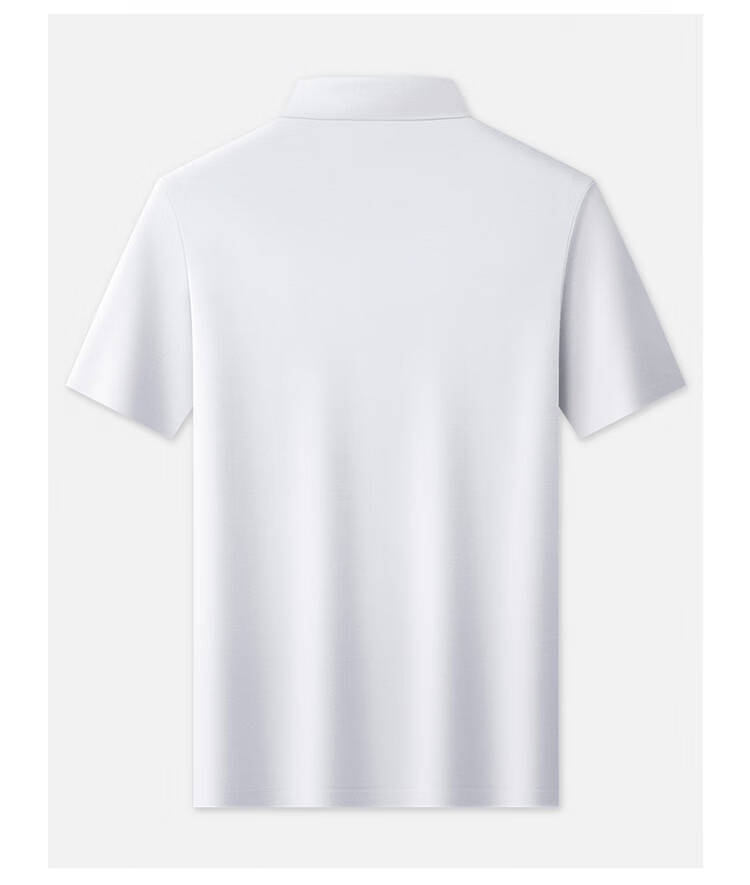 Aidengbao Short-Sleeve Polo Shirt for Men, Business Casual Commute Polo Collar T-Shirt, Trendy Top, Royal Blue, 175/92A (XL) 9