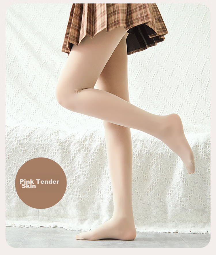 LangSha Silk Stockings, Nude Pantyhose for Women, Spring And Autumn Season, Bare Leg Effect, Velvet-Like, Medium Thickness Base Socks, Non-Transparent, 120D 16