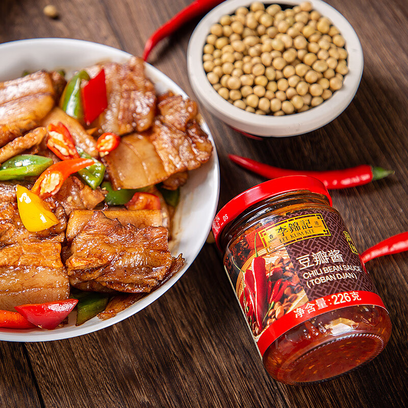 李锦记豆瓣酱226g  咸香微辣  拌焖炖炒调味酱