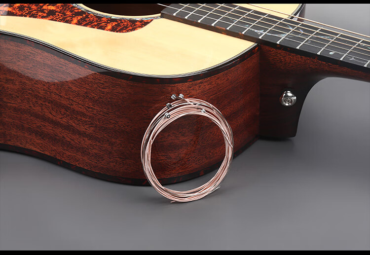 爱丽丝alice 民谣吉他弦钢丝吉木他琴弦 木吉他套弦 1-6弦6根装 a203