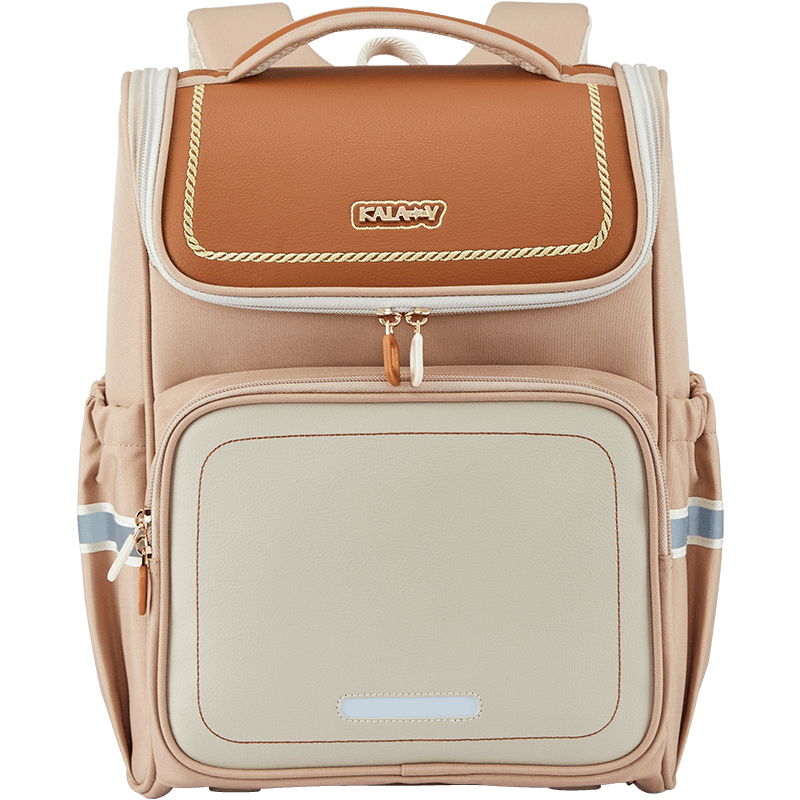 KALA·Y Backpack for Primary School Boys And Girls Grades 4-6, Children's Lightweight Double Shoulder Bag CX2670 Meilade Brow