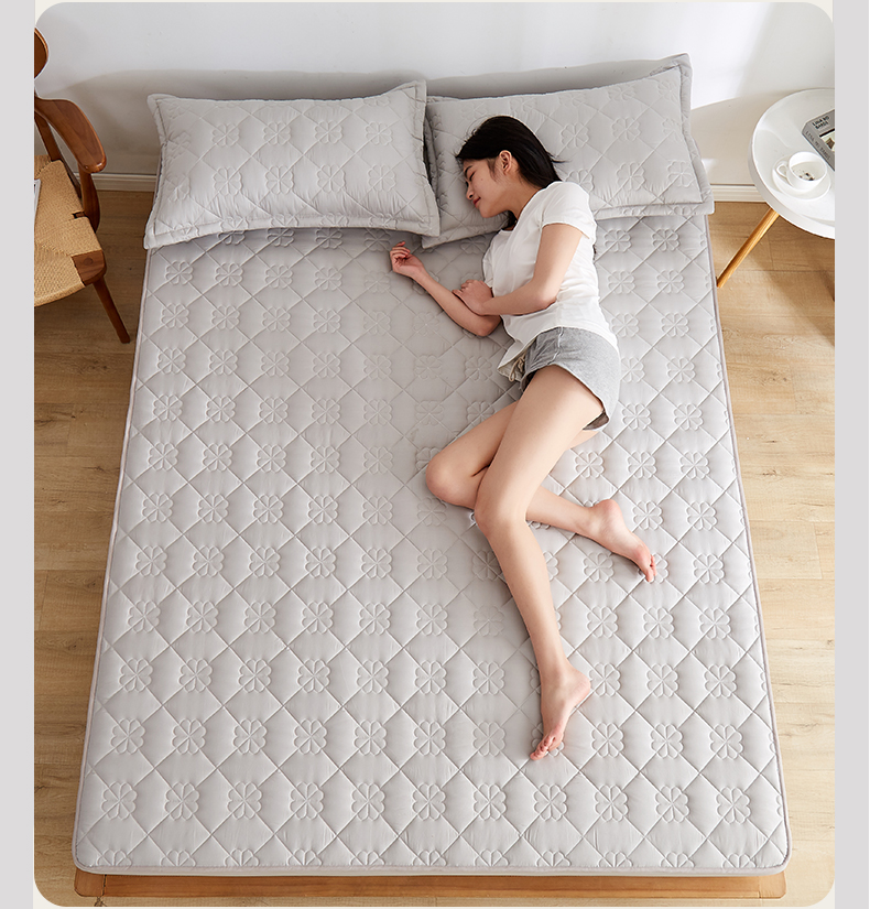 Hengyuanxiang Single Bed Mattress Protector, Class A Thickened, Washable, Non-Slip, Double Bed Cover, Mattress Cover, 180*200cm 17