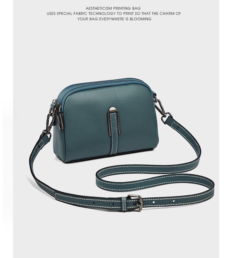 Laorentou Top-Grain Leather Women's Handbag, Large Capacity Phone Bag, Shoulder Crossbody Mom Bag, Valentine's Day Gift for Girlfriend 6