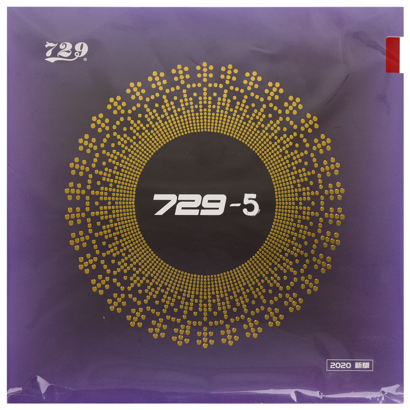 729 Table Tennis Rubber Inverted Rubber 729 -5 Set of Rubber with Internal Energy Adhesion Red 42 Degrees