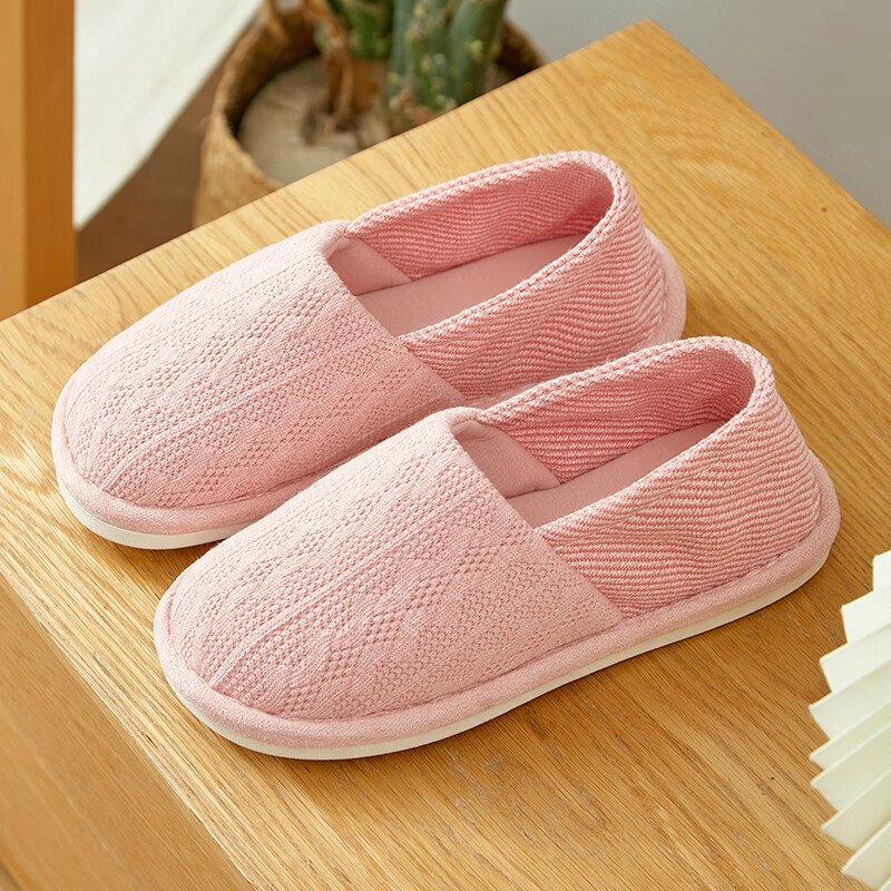 GUOLUOFEI Postpartum Shoes, Maternity Heel Covers, Spring And Summer Confinement Shoes for Women, Summer Cotton Slippers for Pregnant Women, Pink, Size 36-37
